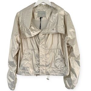 Anatomie • Anatomie Merlyn Short Windbreaker Jacket Champagne Metallic